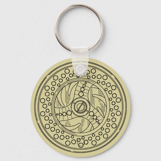Fly Fishing Reel for Any Fisherman's Keychain (Front)