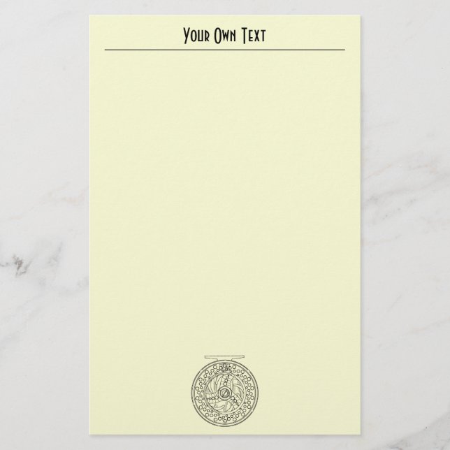 Fly Fishing Reel for Fisherman Angler Stationery (Front)