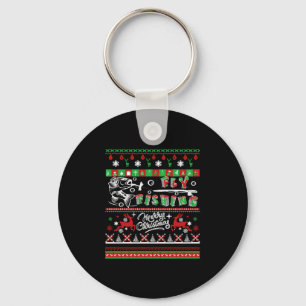 Fly Fishing Shirt - Fly Fishing Christmas Shirt Keychain