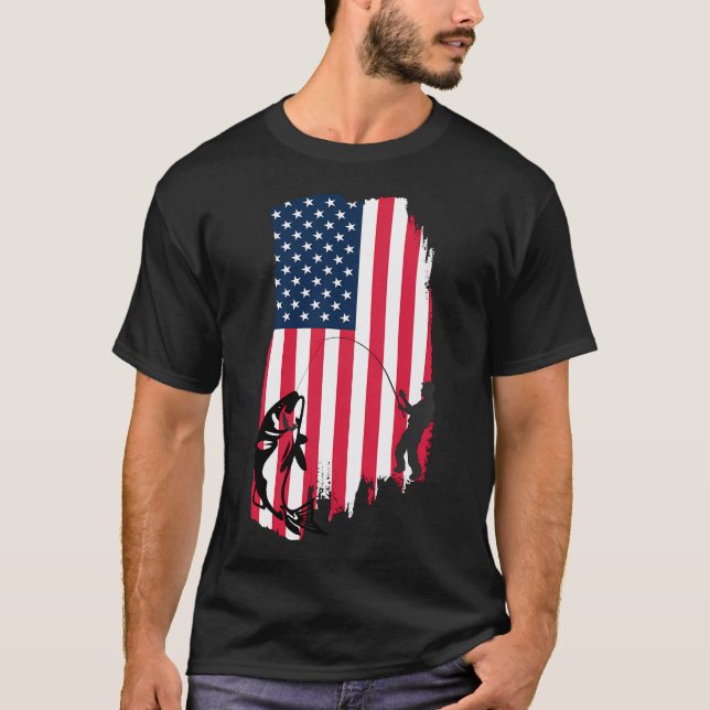 Fly Fishing Sunglasses T-Shirt (Front)