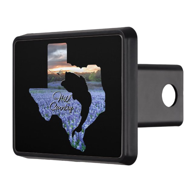 Fly Fishing Texas Hill Country Hitch Cover (Left)