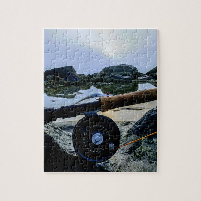 fly fishing the coast jigsaw puzzle (Vertical)