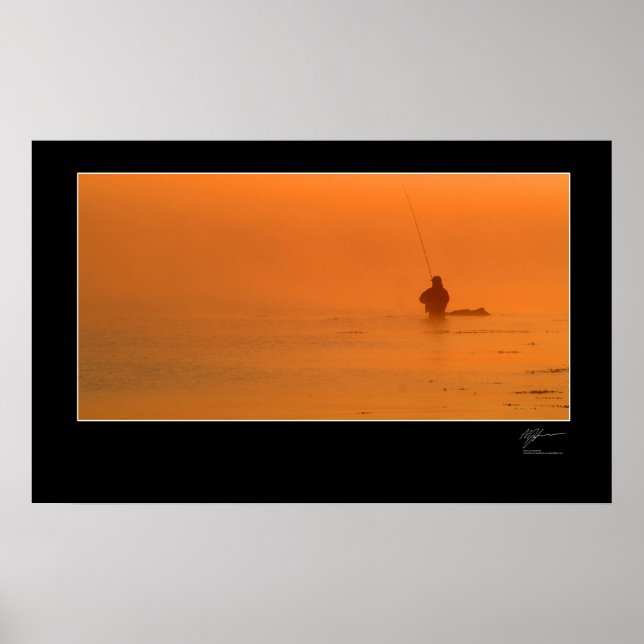 Fly-fishing the Danish coast Poster (Front)