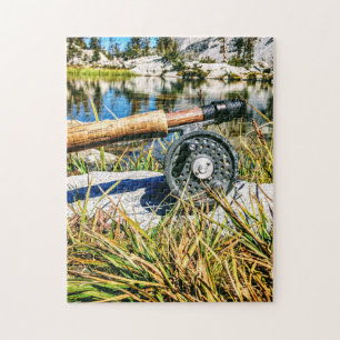 Fly Fishing the Sierra Mountains Jigsaw Puzzle
