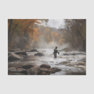 Fly fishing tissue paper