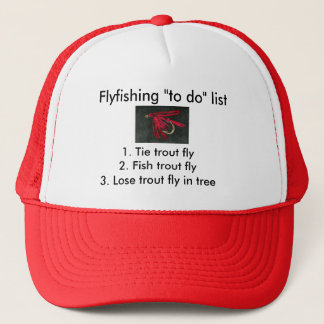 Fly-fishing "to do" list "Red Ibis" Trucker Hat