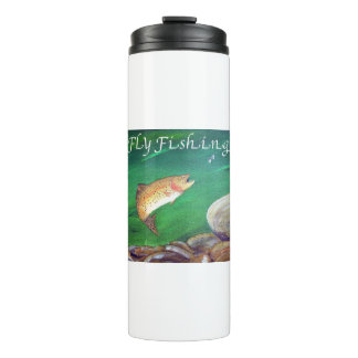 Fly Fishing Trout Salmon / Rainbow Trout Gift Thermal Tumbler