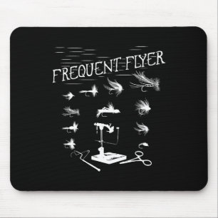 Fly Fishing Tying Fun Fisherman Christmas Fathers  Mouse Pad