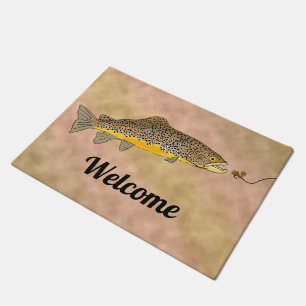 Fly Fishing Welcome Doormat