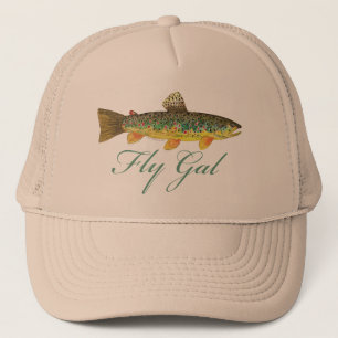 Fly Fishing Woman Trucker Hat