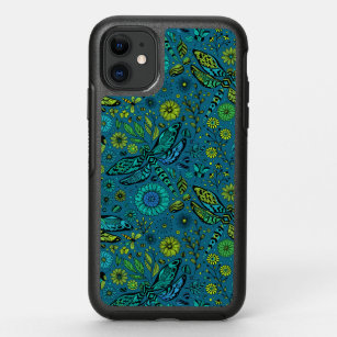 Fly, fly dragonfly on blue OtterBox symmetry iPhone 11 case