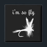 Fly Funny Fishing Magnet<br><div class="desc">Fly Funny Fishing</div>