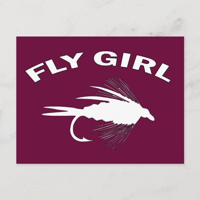 FLY GIRL POSTCARD (Front)