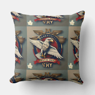 "Fly Girls Unite" Throw Pillow