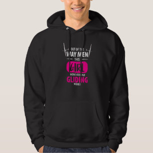 Fly Glider Glider Sailplane Sailflies Saying  2 Hoodie