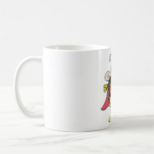 Fly God Superhero Fly Insect Character Coffee Mug