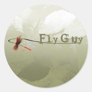Fly Guy Classic Round Sticker