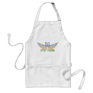 FLY HIGH custom apron – choose style & colour