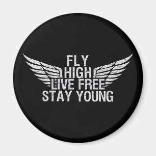 FLY HIGH custom magnet