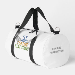 FLY HIGH custom name Duffle Bag