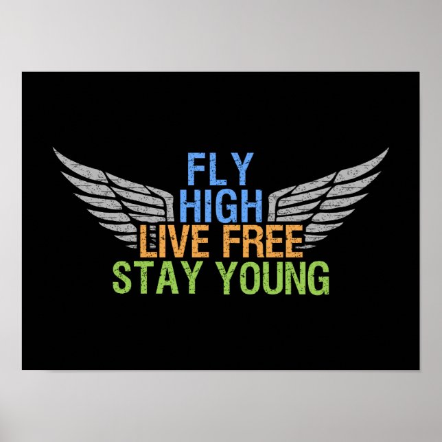 FLY HIGH custom poster (Front)