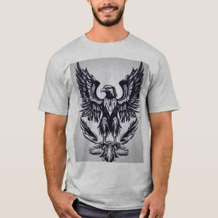 "Fly High: Eagle-inspired T-shirt Design"