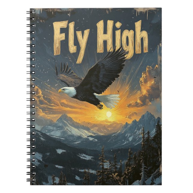 Fly High Eagle Journal - Carnet de motivation (Devant)