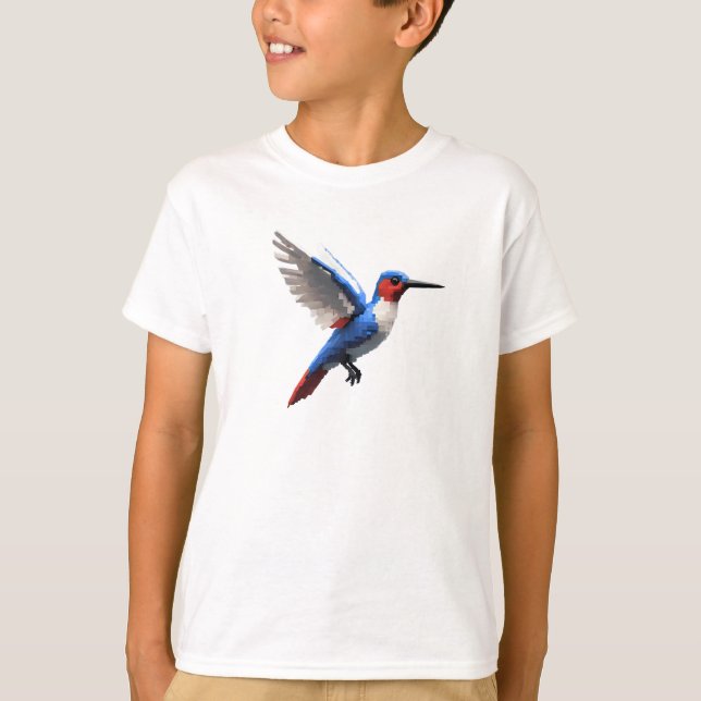 Fly High Hummingbird- T-Shirt (Front)