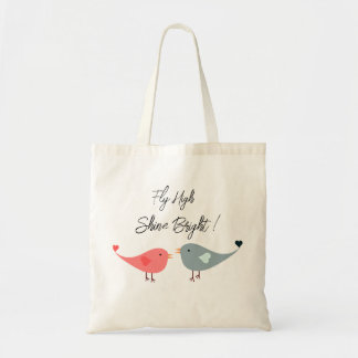 Fly high Modern Uplifting Positive Quote tote bag