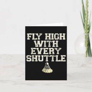 Fly High With Every Shuttle Badminton Player Shutt Card