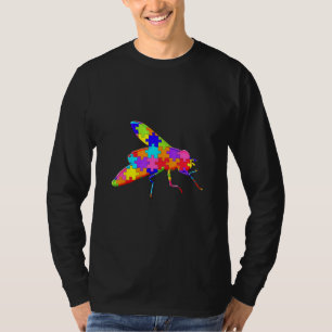 Fly Housefly Jigsaw Autism Puzzle T-Shirt