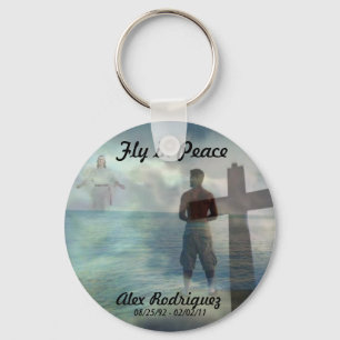 Fly in Peace Keychain