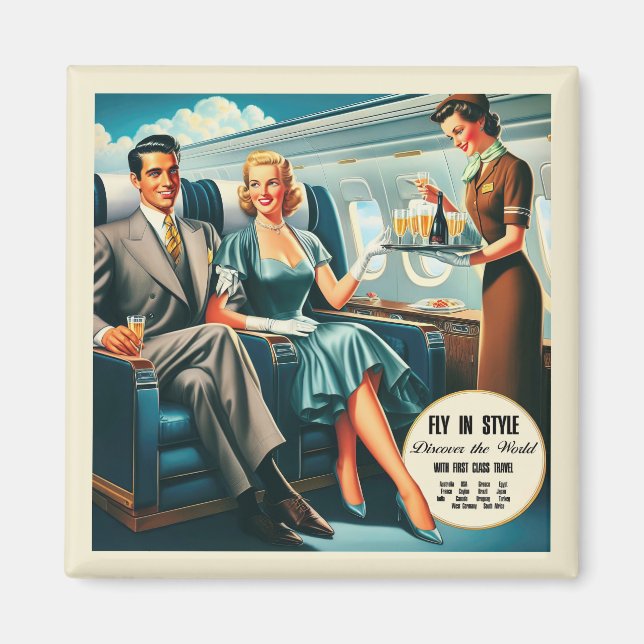 Fly In Style Magnet (Front)