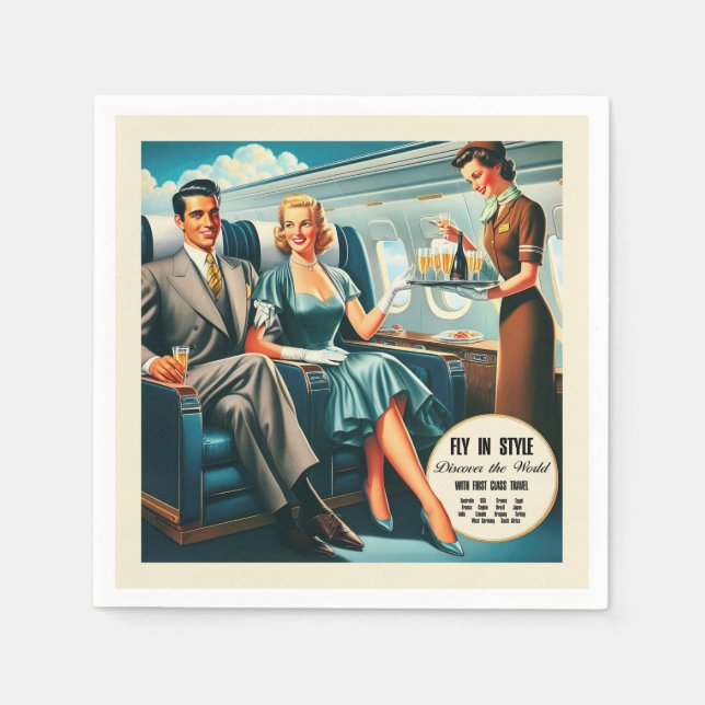 Fly In Style Napkin (Front)