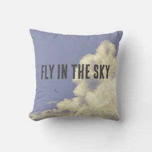 Fly In The Sky Throw Pillow