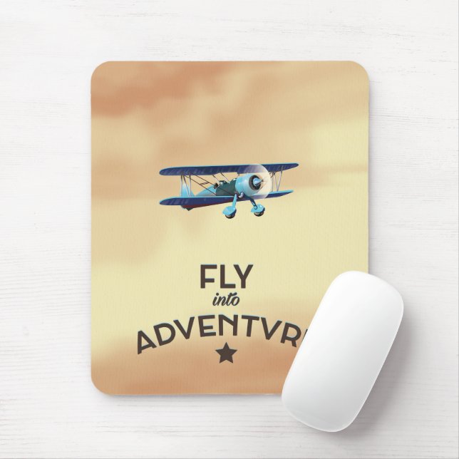 Fly Into Adventure Mouse Pad (With Mouse)