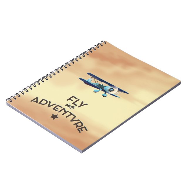 Fly Into Adventure Notebook (Left Side)