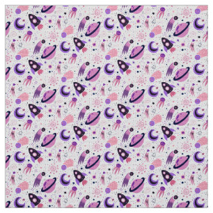 Fly into space!  fabric