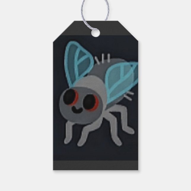 Fly mascot gift tag  (Front)