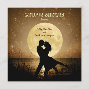 Fly Me to the Moon Couple Shower Invitation
