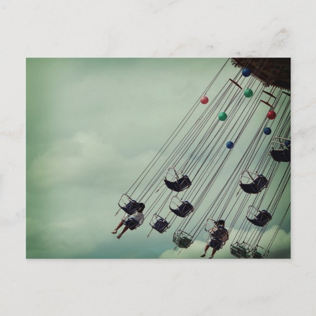 Fly me to the moon postcard (Front)