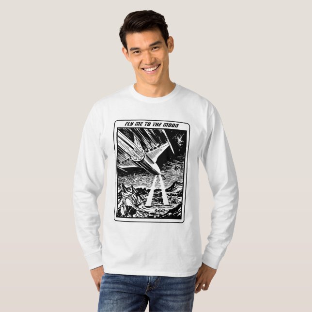 Fly me to the moon T-Shirt (Front Full)