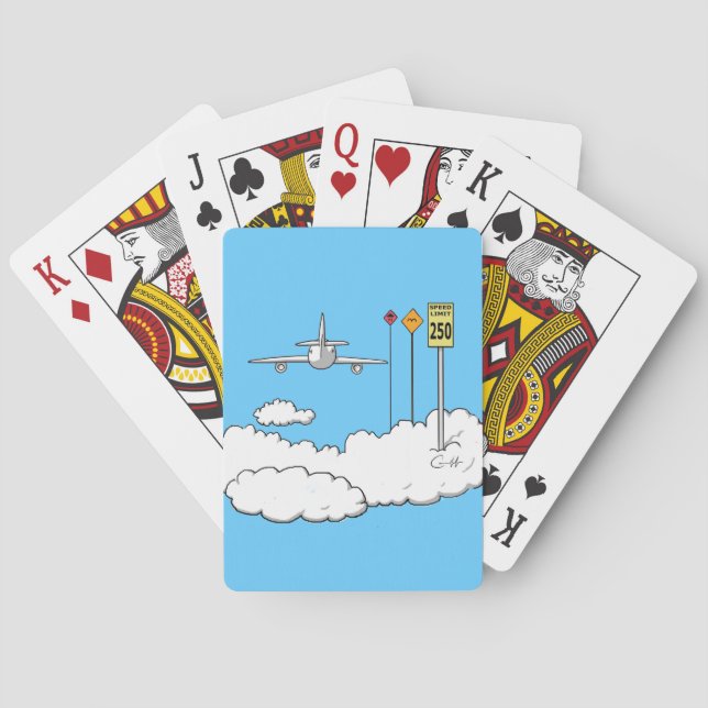 "Fly Safe" Playing Cards (Back)