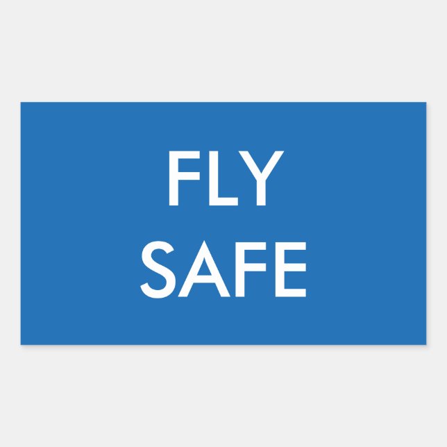 FLY SAFE Stickers (Front)