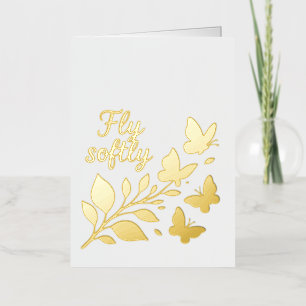 Fly Softly Greeting Card
