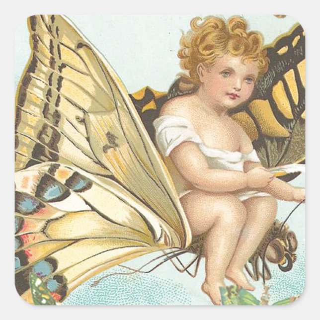 Fly Square Sticker (Front)
