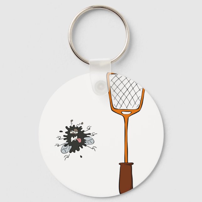 Fly Swat Keychain (Front)