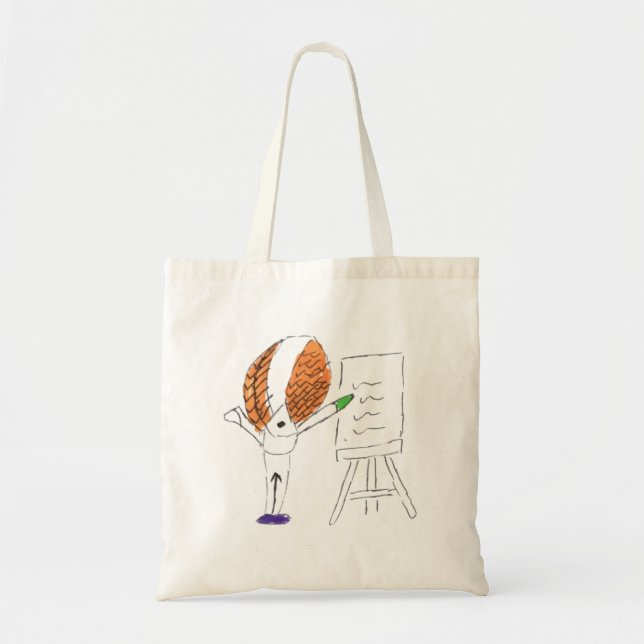 Fly Teacher Budget Tote Bag (Front)
