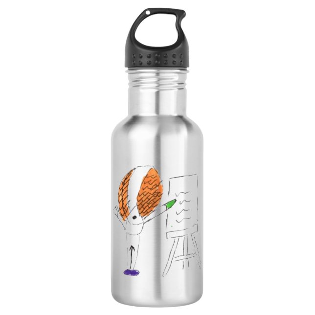 Fly Teacher Stainless Steel Water Bottle (Front)
