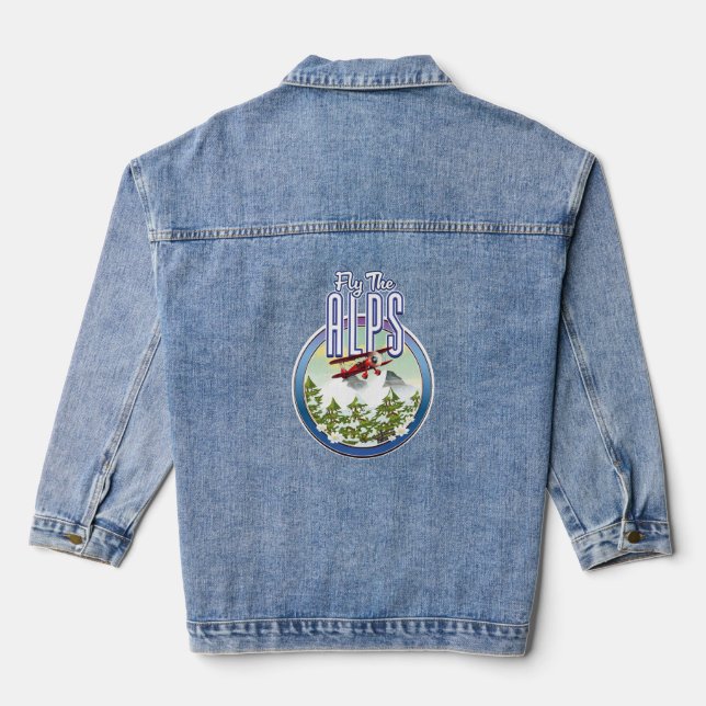 Fly The Alps Denim Jacket (Back)